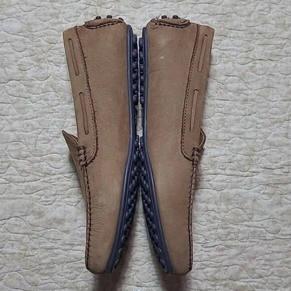 Frye Men's Allen Venetian Suede Driving Moc Loafer - 12 Brown - Picture 3 of 3